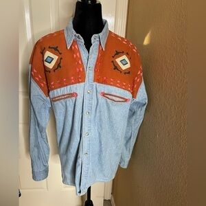 Vintage Rivergold Denim Shirt Gr. L True Vintage Oldschool 90s​​​​​​​​​​​​​​​